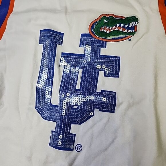 NWT Fanatics Women’s Florida Gators T-Shirt Size S Embroidered and With Sequins - Picture 2 of 7